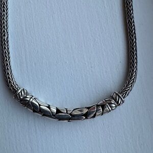 Annika Witt Sterling Silver Woven Necklace